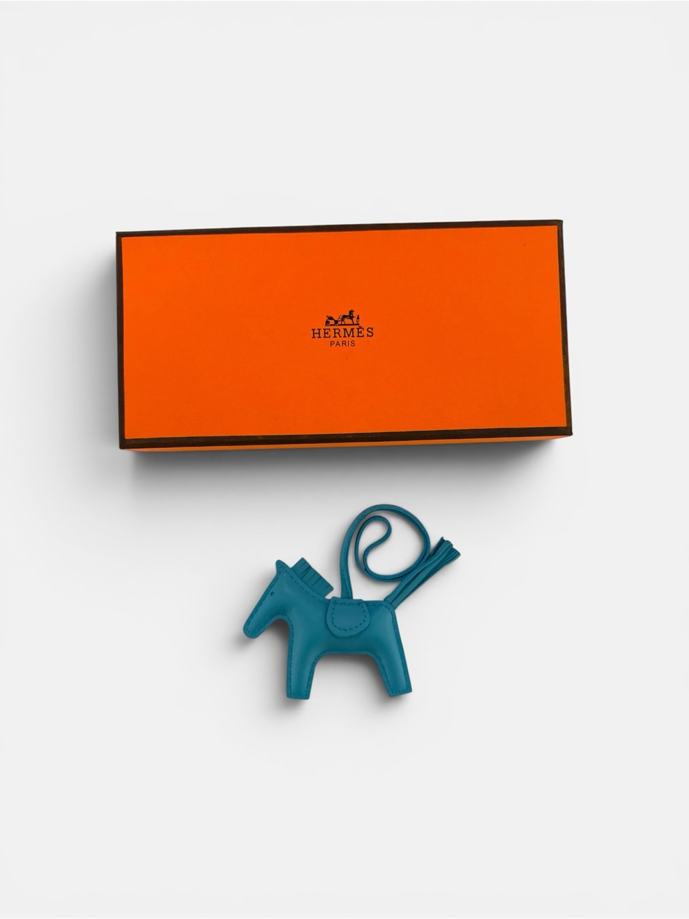 Authenticated Hermès Blue Zanzibar Rodeo Bag Charm 492+ verified reviews on Etsy
